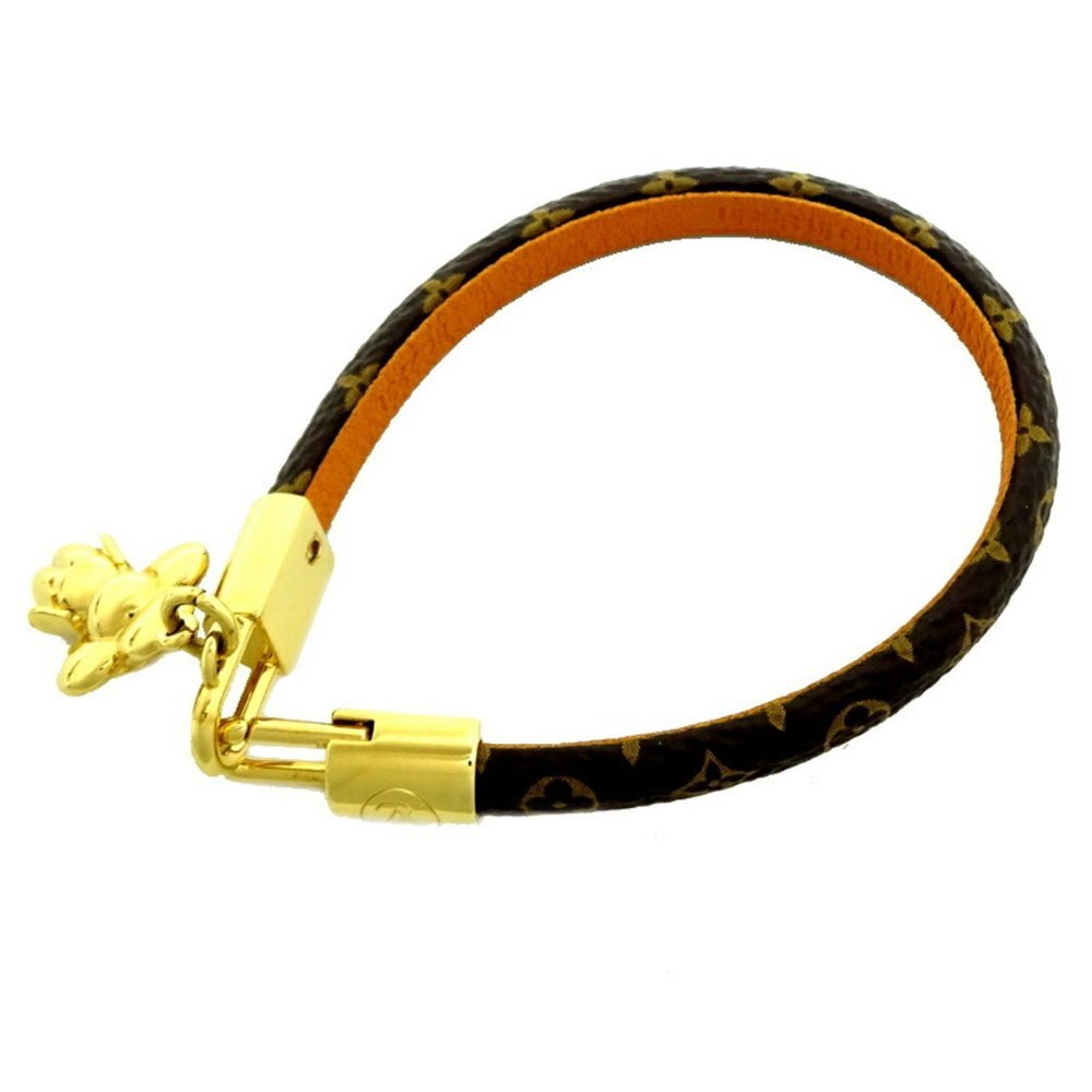 LOUIS VUITTON Brown Monogram Charm Bracelet - Picture 3 of 7